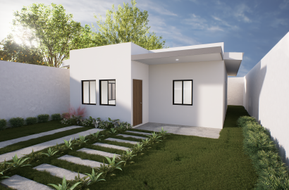 MODELO DE VIVIENDA DE  76MTS2 PROYECTO LLAVE EN MANO