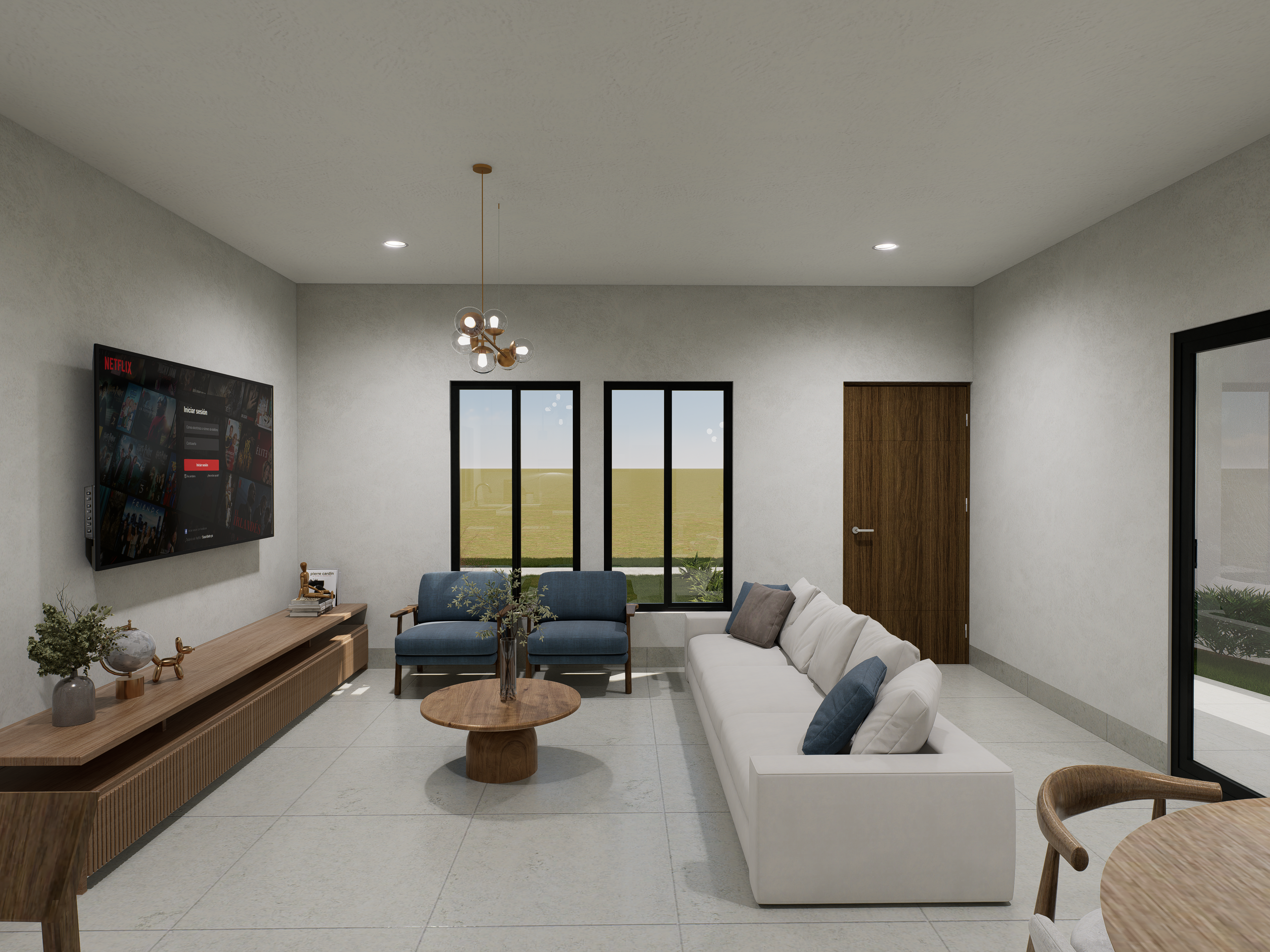 MODELO DE VIVIENDA DE  107 MTS2 PROYECTO LLAVE EN MANO