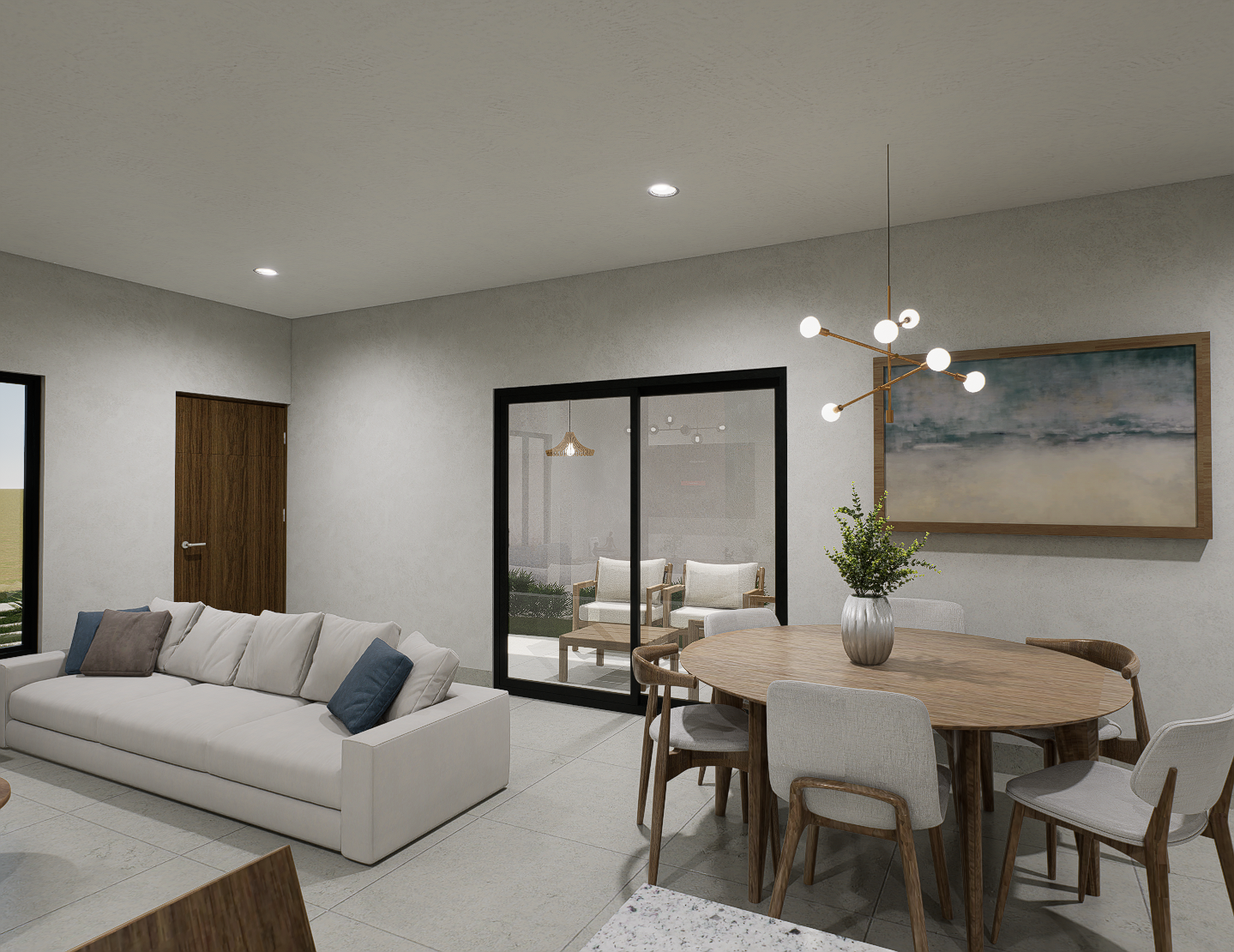 MODELO DE VIVIENDA DE  107 MTS2 PROYECTO LLAVE EN MANO